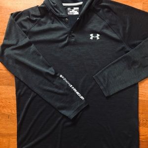 Mens M Under Armour Hoodie Black